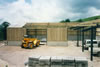 Fowlescombe Barns: Machinery or Implement Barn under construction